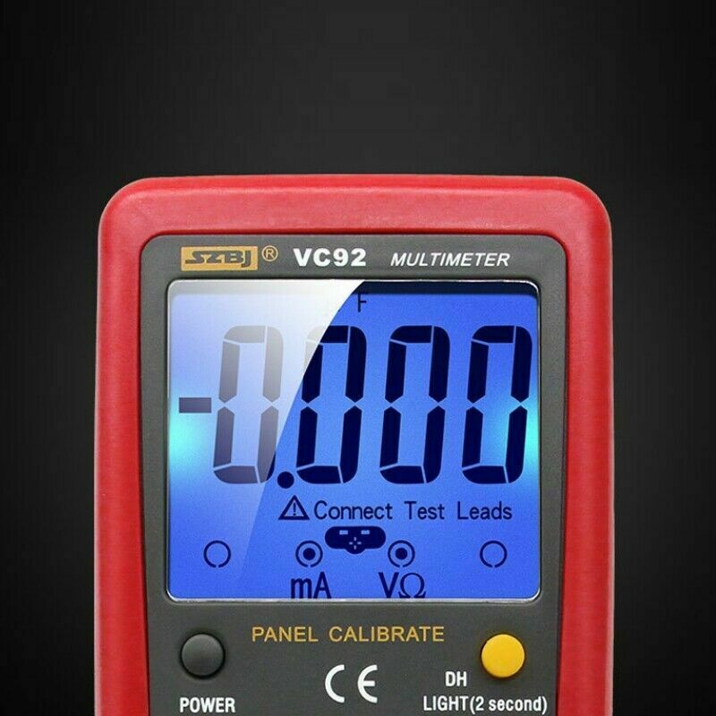 2021 Digital 2000V AC/DC High Voltage Multimeter Voltmeter Tester