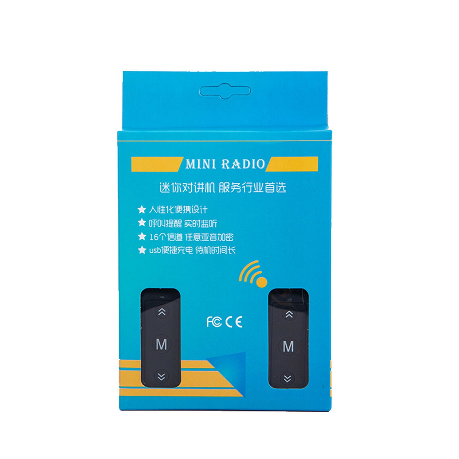 Walky Talky Long Range 16 Channels Mini Two Way Radios for Market Kids