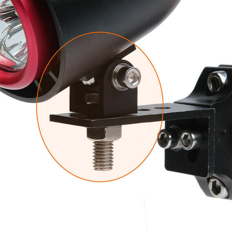 Motorcycle Headlight Expansion Mounting Bracket Lamp Holder Clamp-Black N3H2