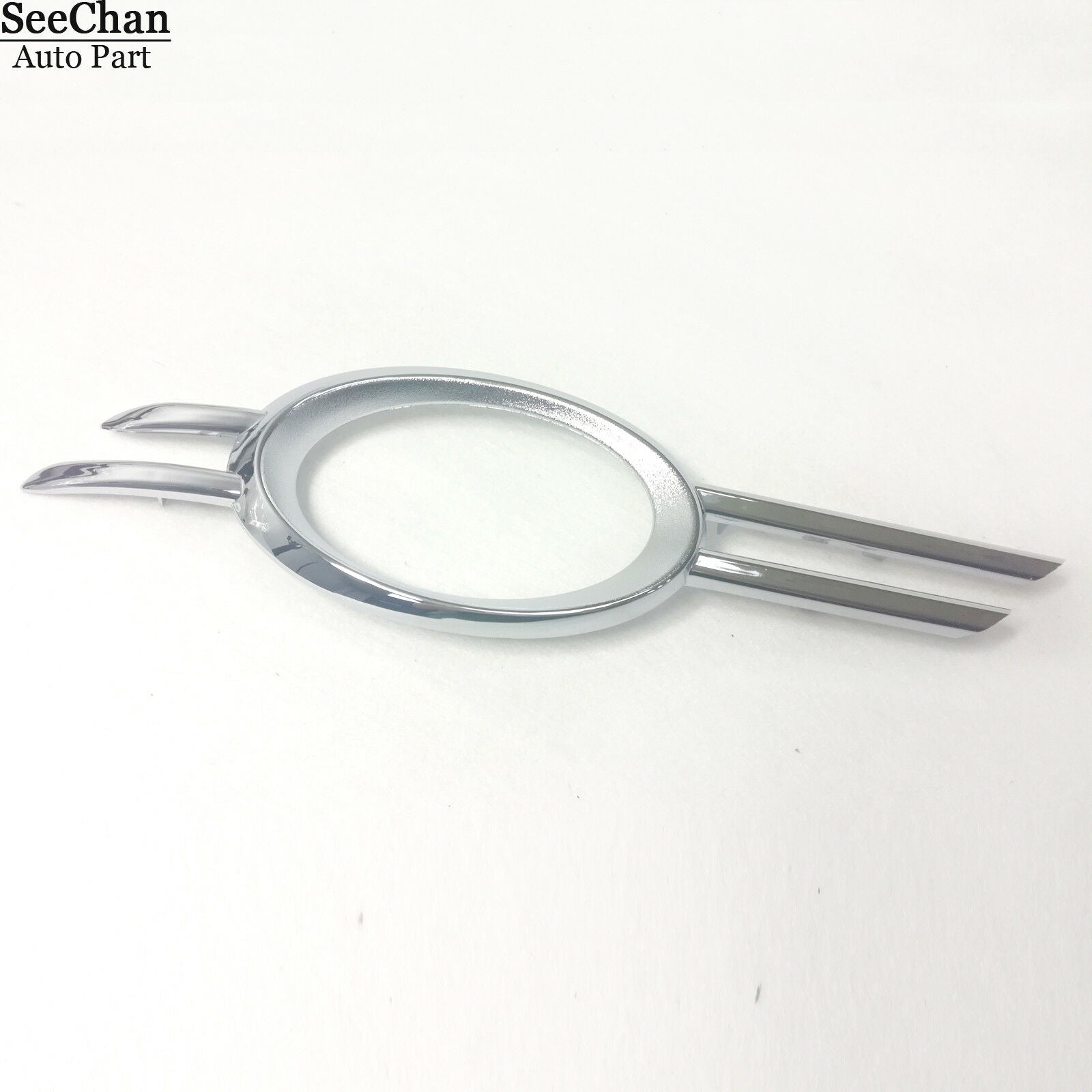 Pair of R+L Fog Light Grills Trim Chrome Fits Mercedes Benz 07-09 E CLASS W211
