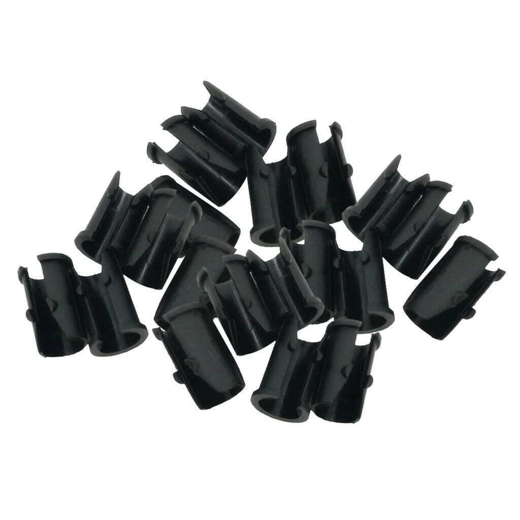 20pcs Bike Cable Buckcle Sleeve  Frame U Shape Hose Cables Clip Clamp