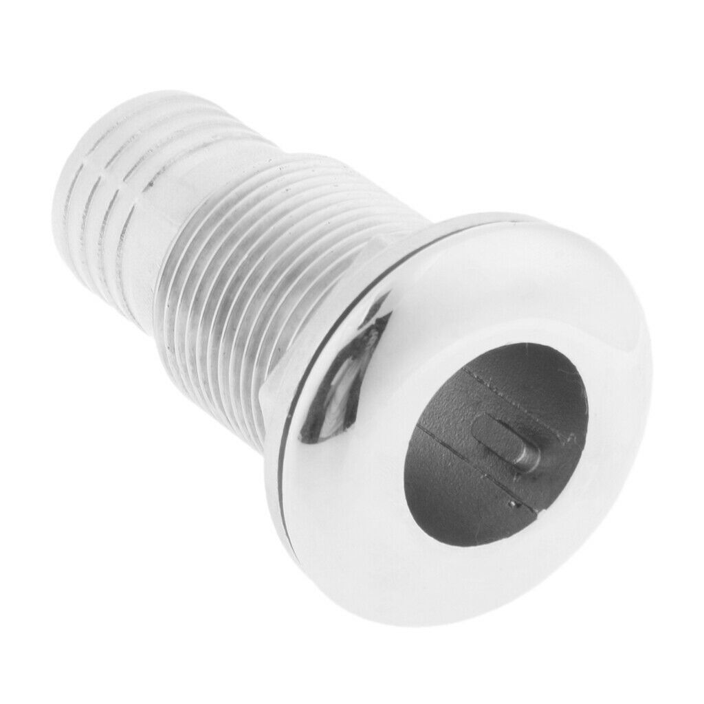 Boat Through Hull Faucet / Drain 1 "Barb 316 Stainless Steel Hose