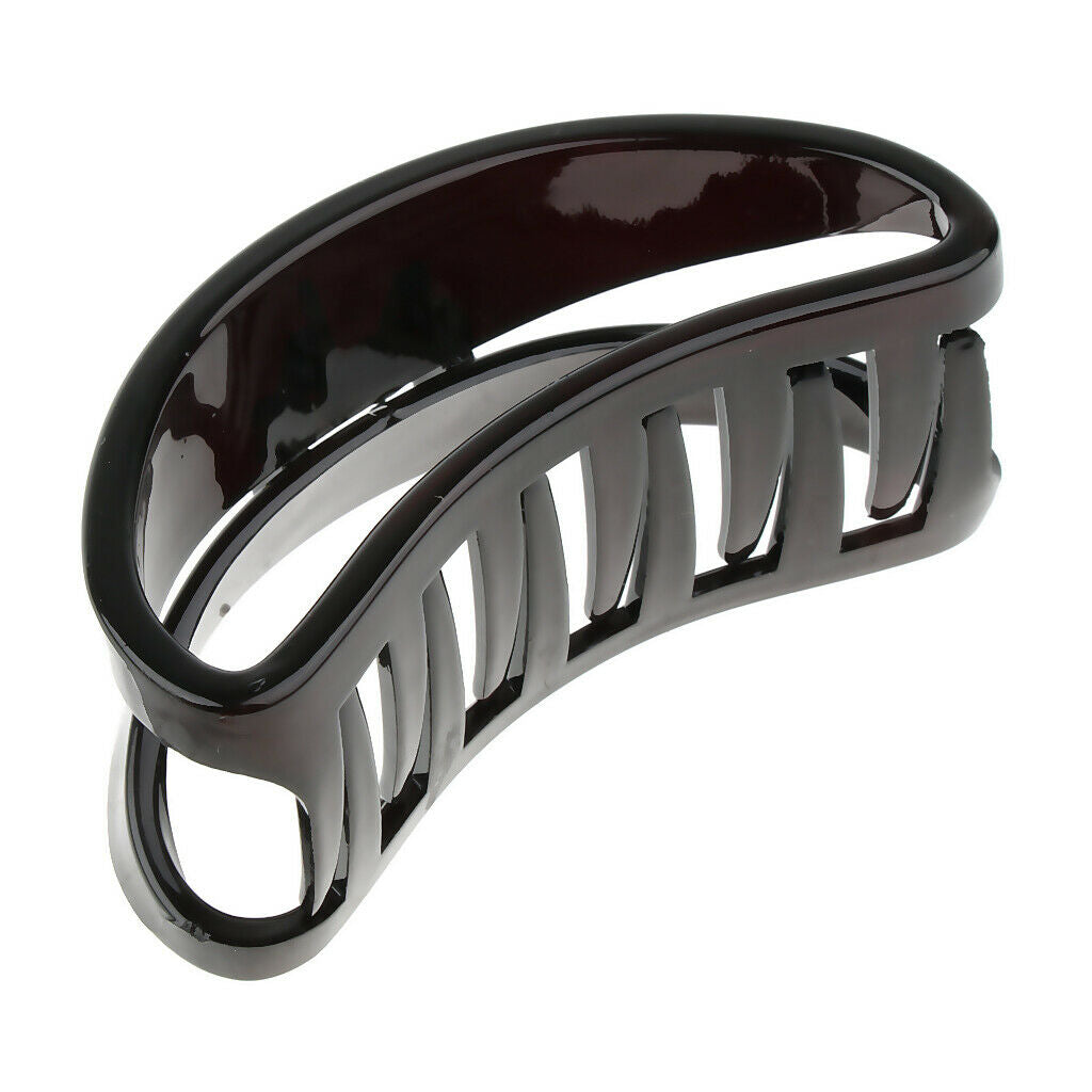 Womens Large Hair Claw Clamps Clips Grips Styling Tool Hair Accessories Black