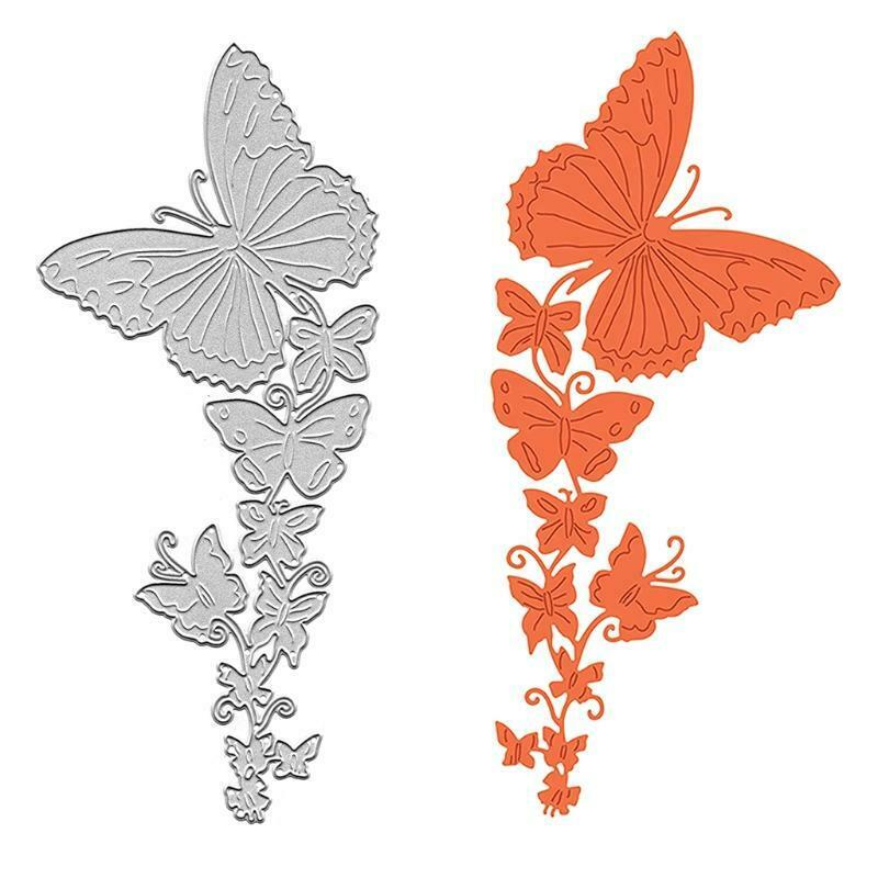 DIY Craft Scrapbooking Butterfly Die-Cuts Border Frame Embossing Paper Scrapbook