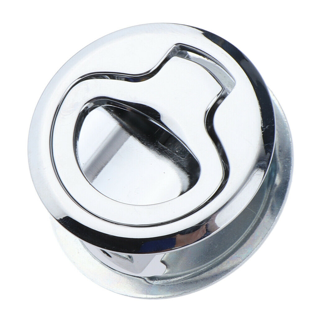 316 Stainless Steel 1.8 inch 45mm Flush Pull Hatch Slam Latch for RV Boat Deck -