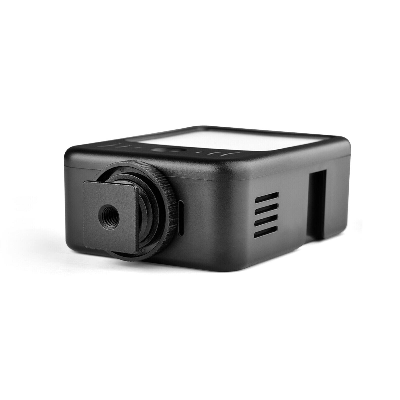 LED Video Light Mic Recording Camera Photo Light Rechargeable Battery Video
