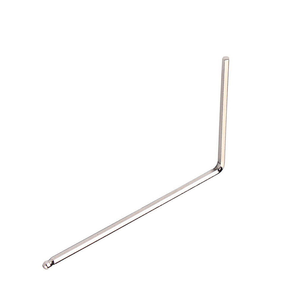 Durable L Shaped Stainless Steel Guitars Neck Ball End Hex Wrench 4mm DIY