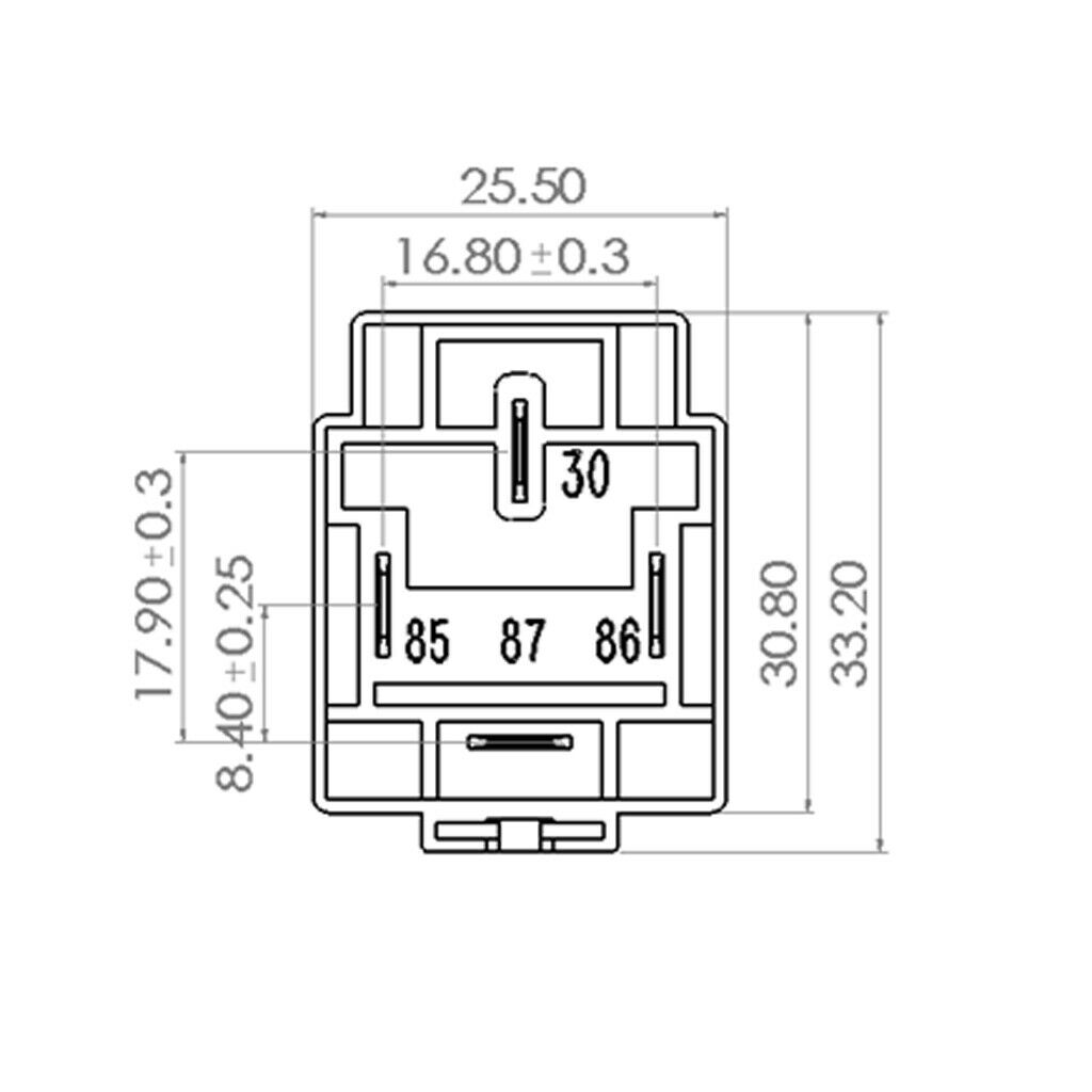 Heavy High Current 4-Pins DC 24V 100A Relay Switch for Car Truck Motorcycle