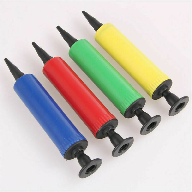 HOT Mini Balloon Pump Hand Push Plastic Inflator Balloon Accessories Random AU