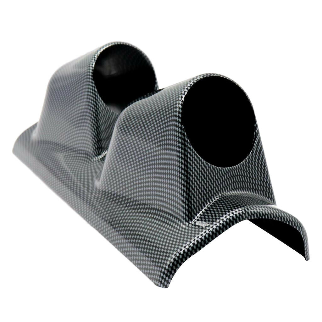 High quality 52mm DualHole Pod Gauge meter bracket holder PJ 3598 carbon fiber