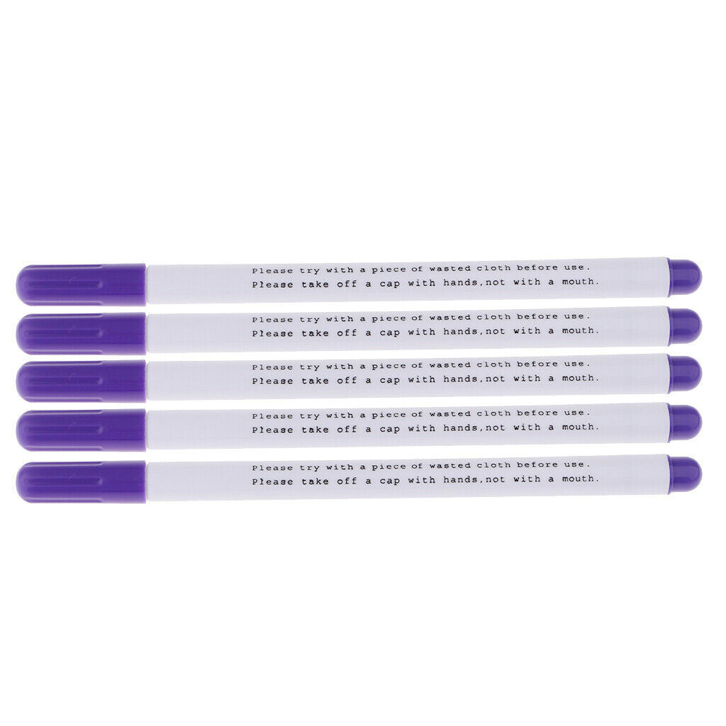 Air Water Soluble Pen Cloth Marker Temporary Marking Craft Embroidery Purple