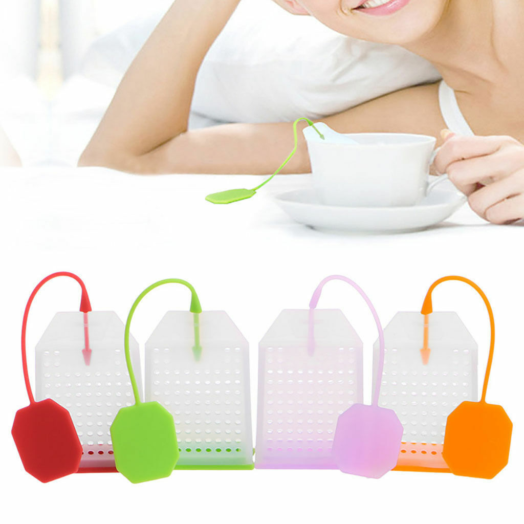 New Silicone Bag Tea Infuser Leaf Strainer Herbal Spice Filter Diffuser Tools