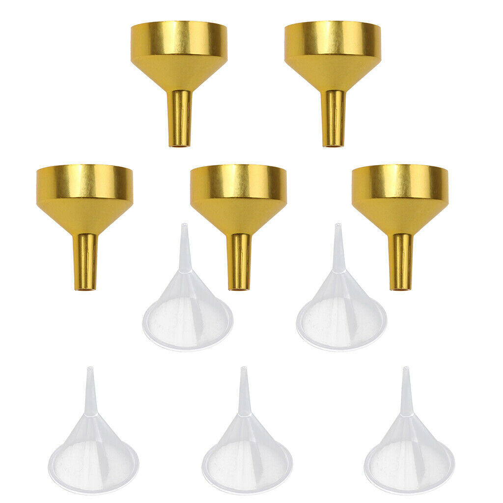 10pcs Mini Funnels For Small Top Perfume Bottle Diffuser Oil Mini