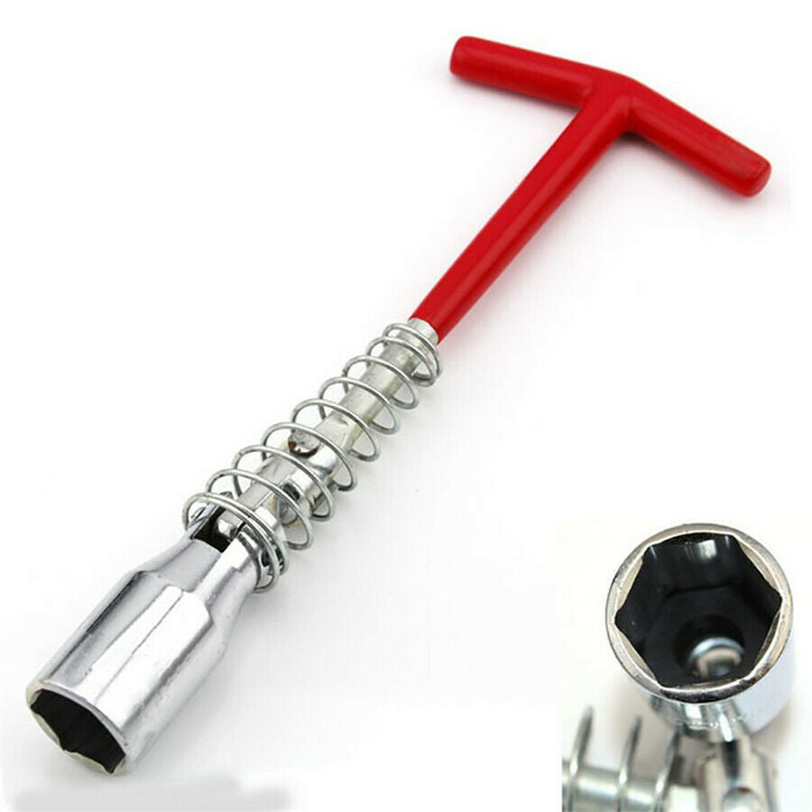 16MM T HANDLE SPARK PLUG SPANNER WRENCH REMOVER SOCKET REMOVA