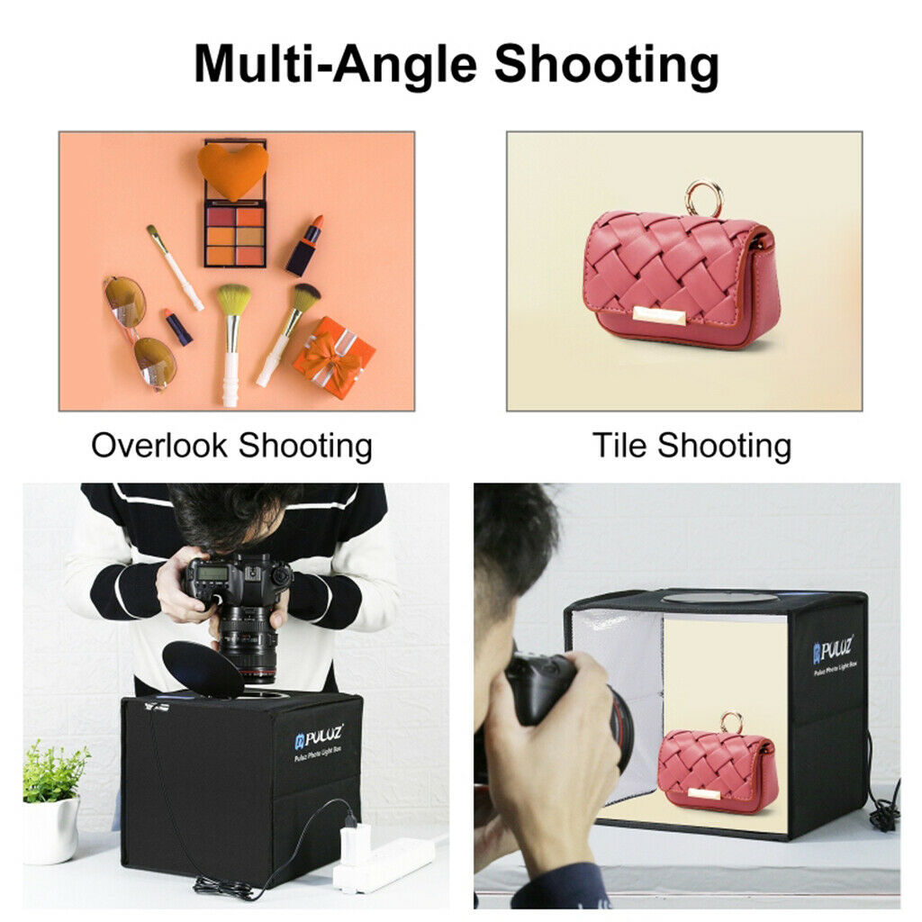 Photo Studio Light Box Photo Shooting Tent kit Photo-Box Booth Built-in LED