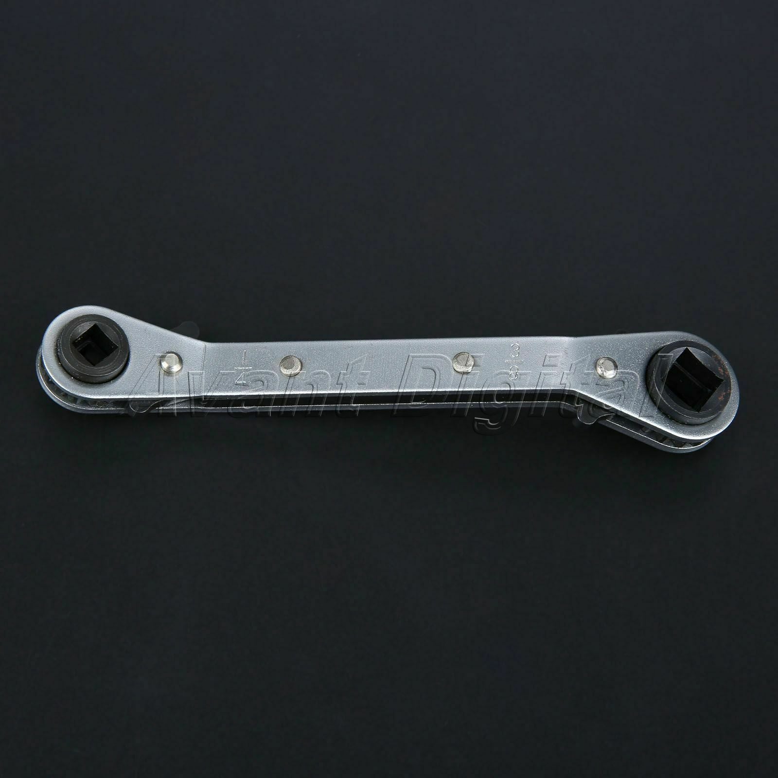 Ratchet Wrench 1/4" 3/8" & 3/16" 5/16" Port Valve HVAC Refrigeration Tool-81212