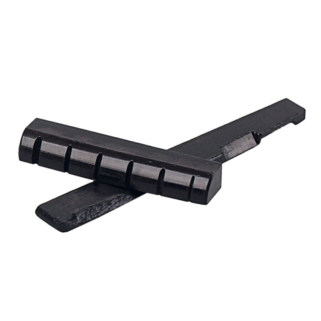 1 Set Black Camel Bone Bridge Saddle and Nut for Guitar Parts Accessory