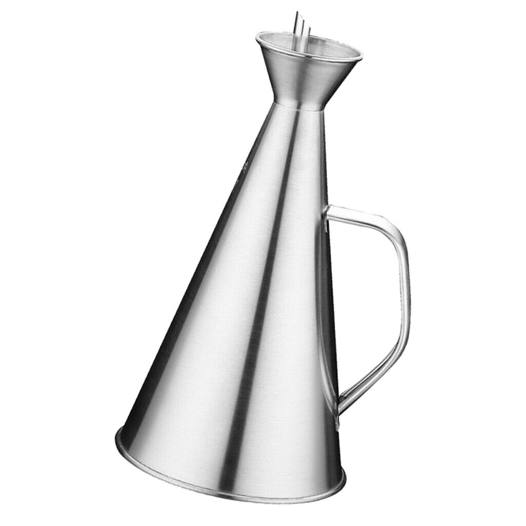 Stainless Steel Oil Vinegar Can Drizzler Cruet