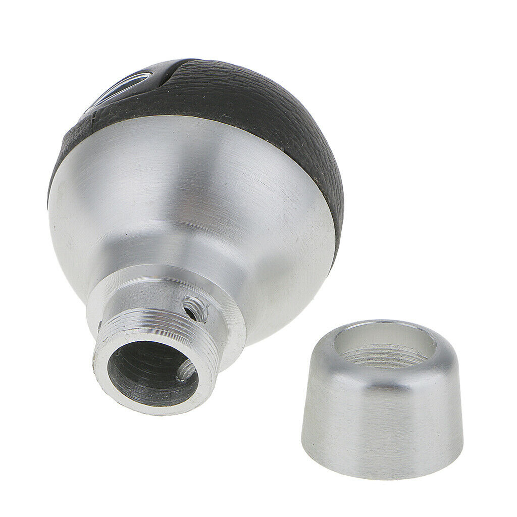 Car Leather Manual Gear Head Business Gear Stick Knob Selector Shifter Lever