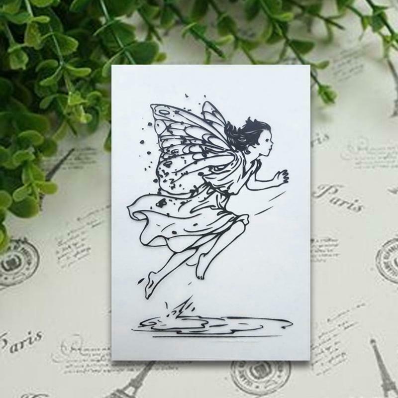 Rainy Fairy Silicone Clear Seal Stamp DIY Scrapbooking Embossing Photo Album