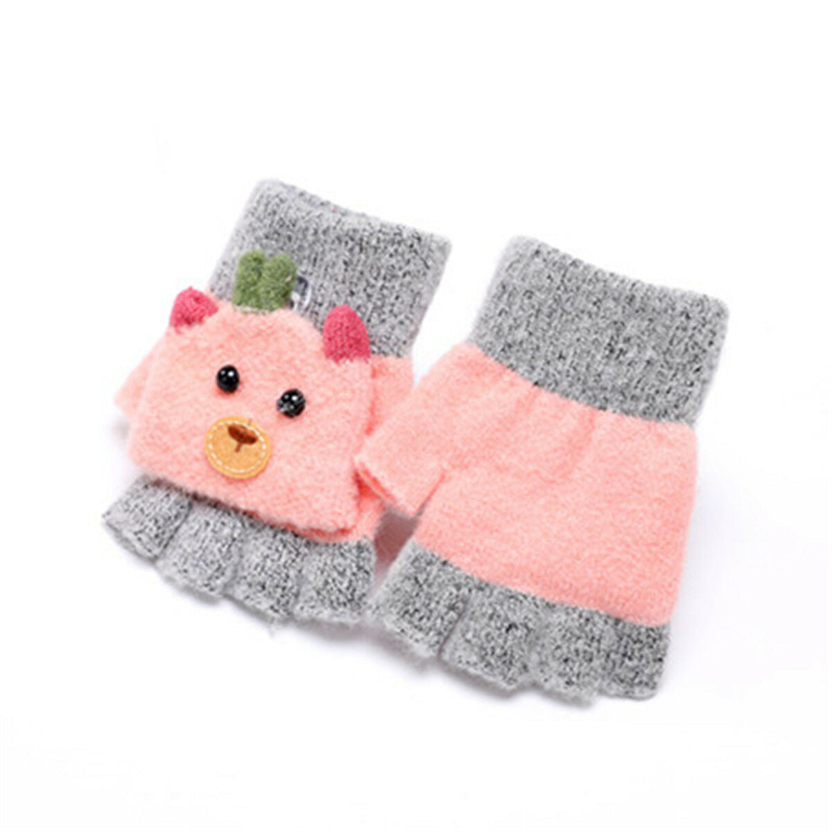 Fashion Lovely Children's Gloves Winter Warm Mittens Soft Knit Warmer Boys Girls