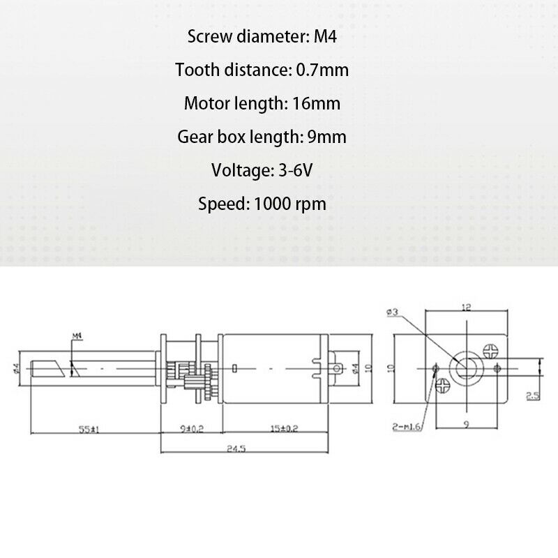 Double Limit Free Return Screw Rod Linear Guide Rail Sliding Platform Module MM6