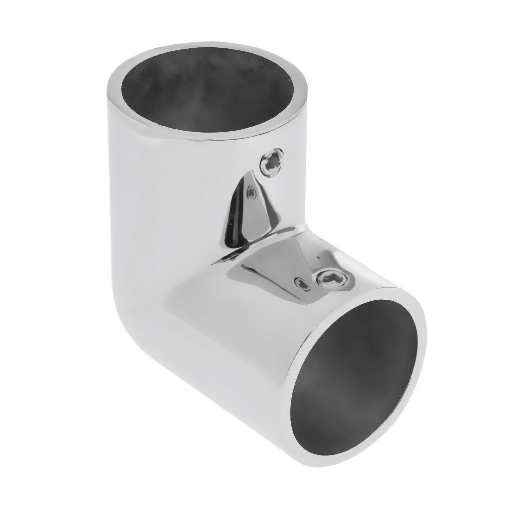 Mirror Polished 316 Stainless Steel Boat Hand Rail Fitting 1" Elbow Tube