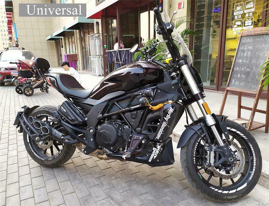 1PCS 270 x 160 x 125MM Motorcycle Hard Shell Triangle Bag Side Bag Kit Universal