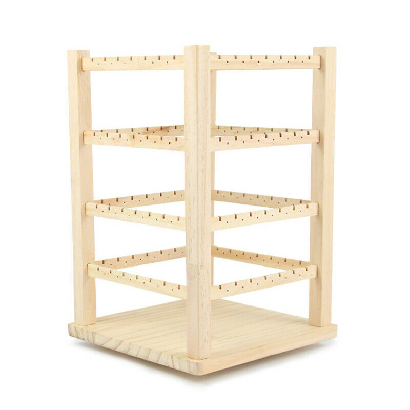 Rotating Ear Holder and Jewelry Organizer, 4 Tiers Jewelry Rack Display ClasO3Z4