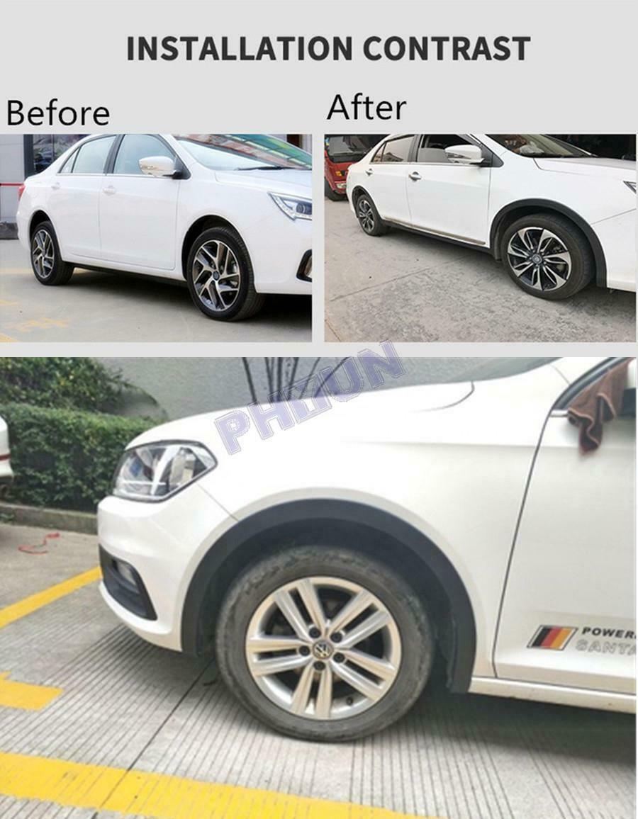 59''*1.57'' Car Wheel Eyebrow Extension Protection Fender Rubber Arch Extenders