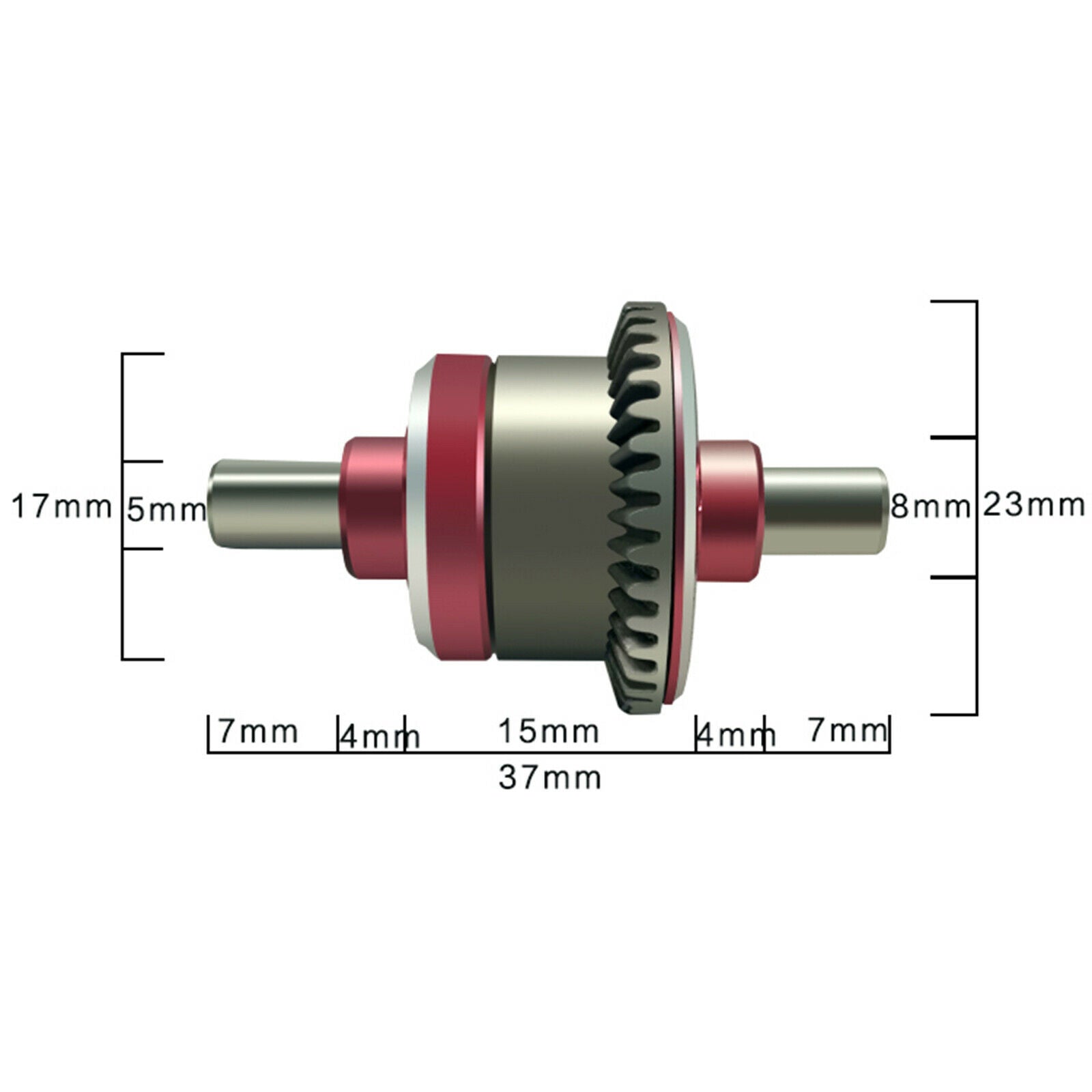 RC Metal Front Differential Assembly for 1/12 Feiyue FY-03 02 01 Desert Falcon