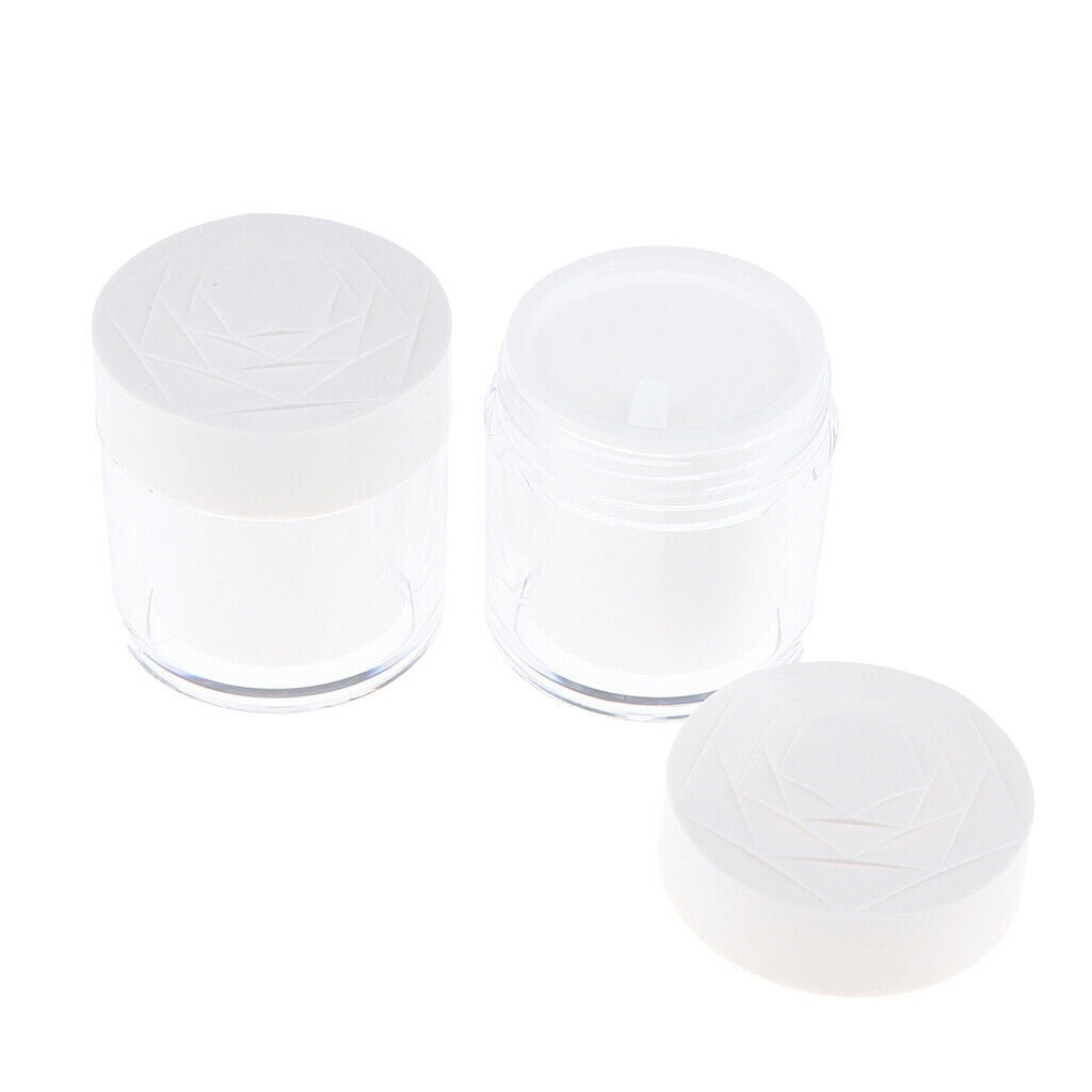 Environmental Plastic Bottle Makeup Jars W/ Lid And Inner Liner Cosmetic Pot -