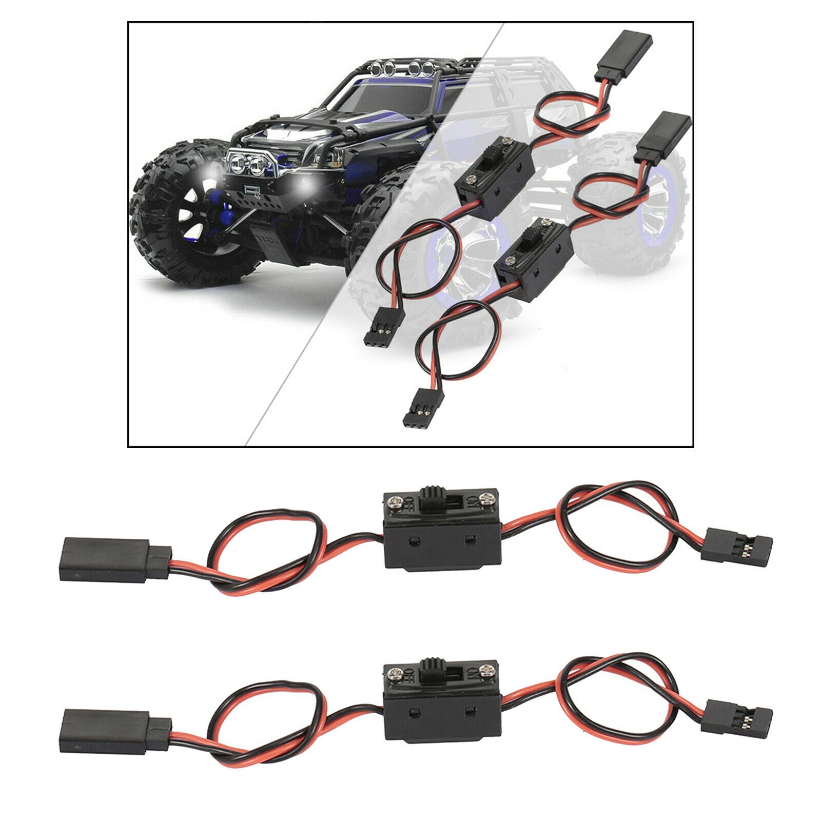 RC Receiver Extra Channel Extended Cable for Axial RC Drone DIY Accsessorys