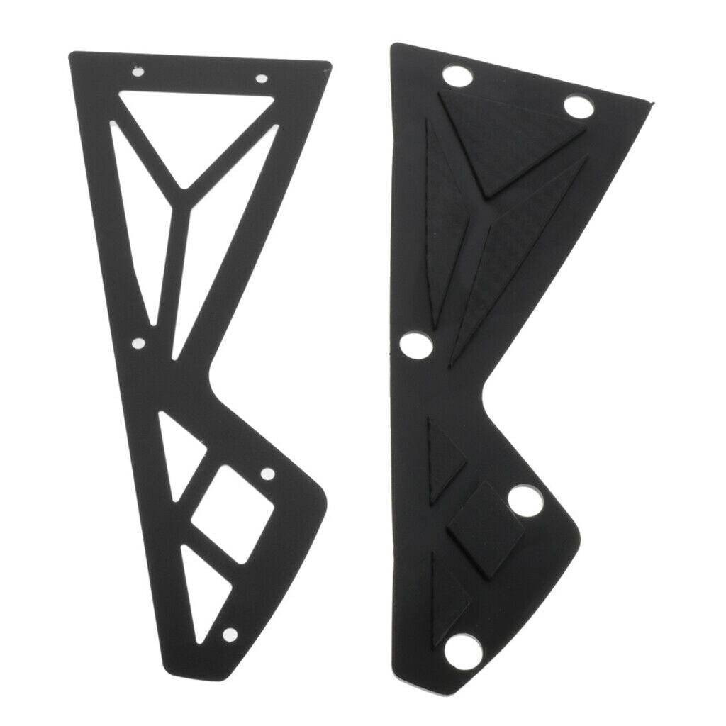 1 Pack Black Motorcycle Mats Footrest Pedal For YAMAHA NMAX155 125 155 15-19