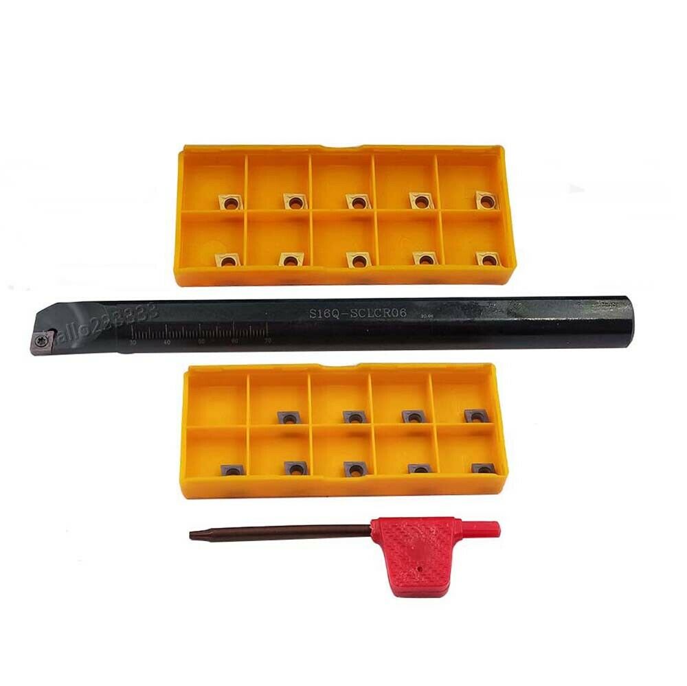 95° S16Q-SCLCR06 Lathe Boring Bar Turning Holder +CCMT060204 BP010 /1125  insert