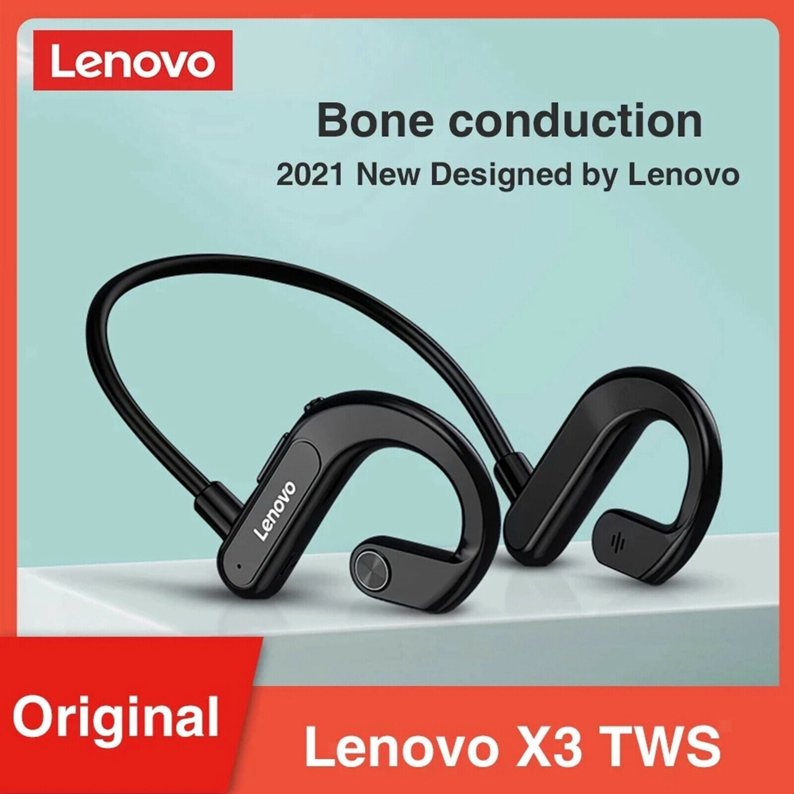 X3 Bone Conduction Headphones Bluetooth 5.0 Wireless for Running Sports