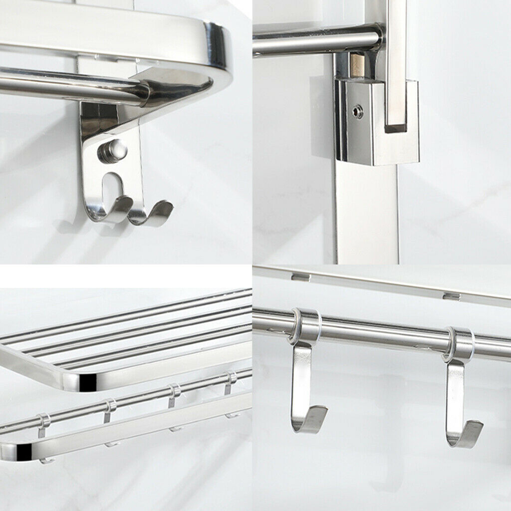 Towel Bar Bathroom Hardware Accessory 60cm