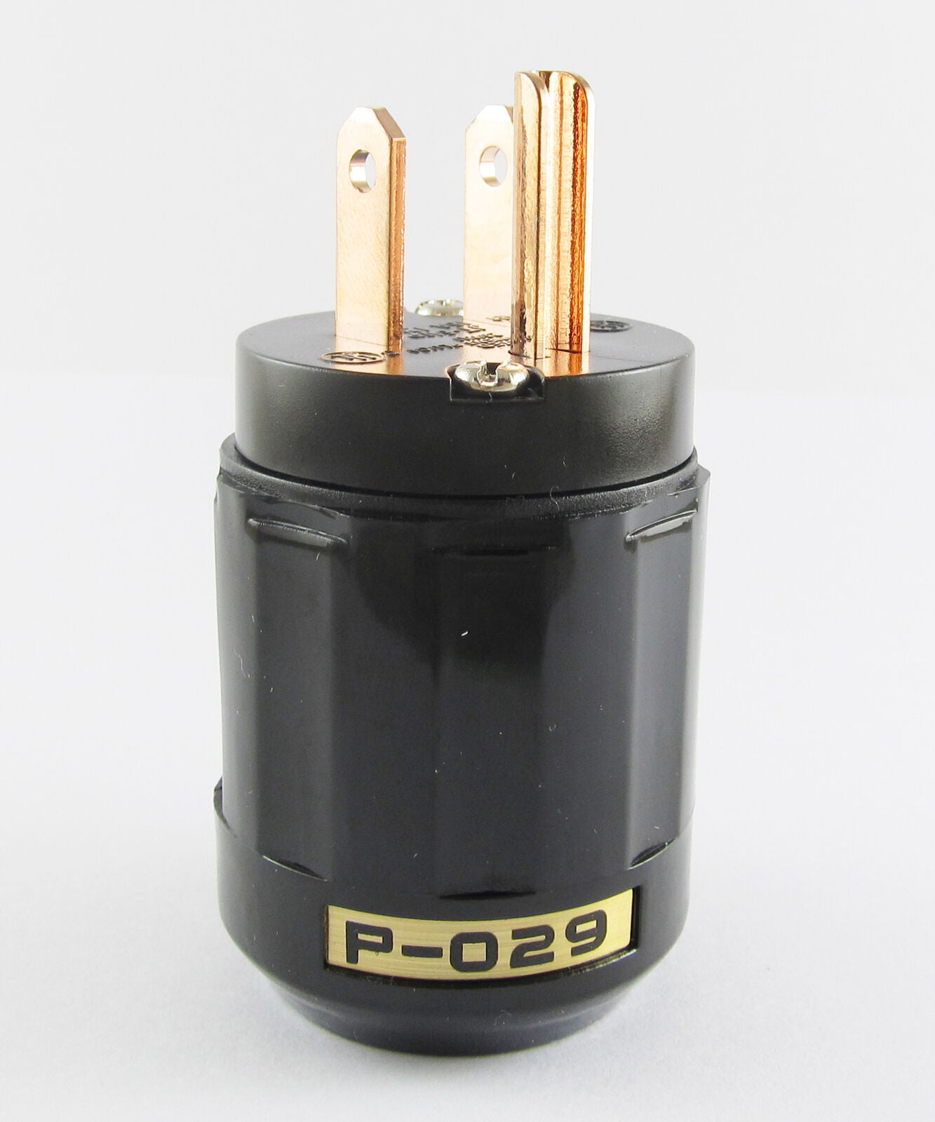 1pc High Quality Pure Copper P-029 US Power Plug IEC Connector for Audio Black