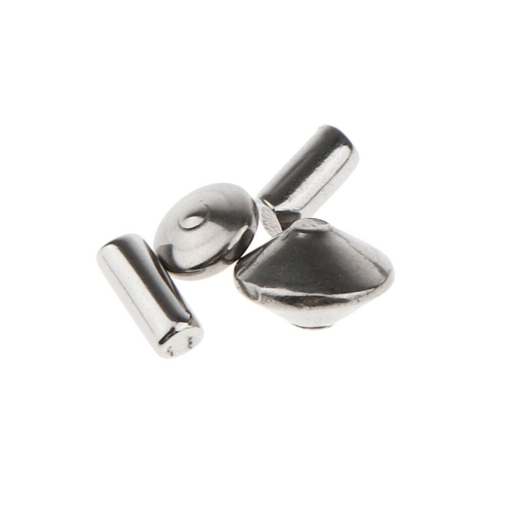1BL / 450g Stainless Steel Loose Beads Spacer Beads DIY Cord Bead