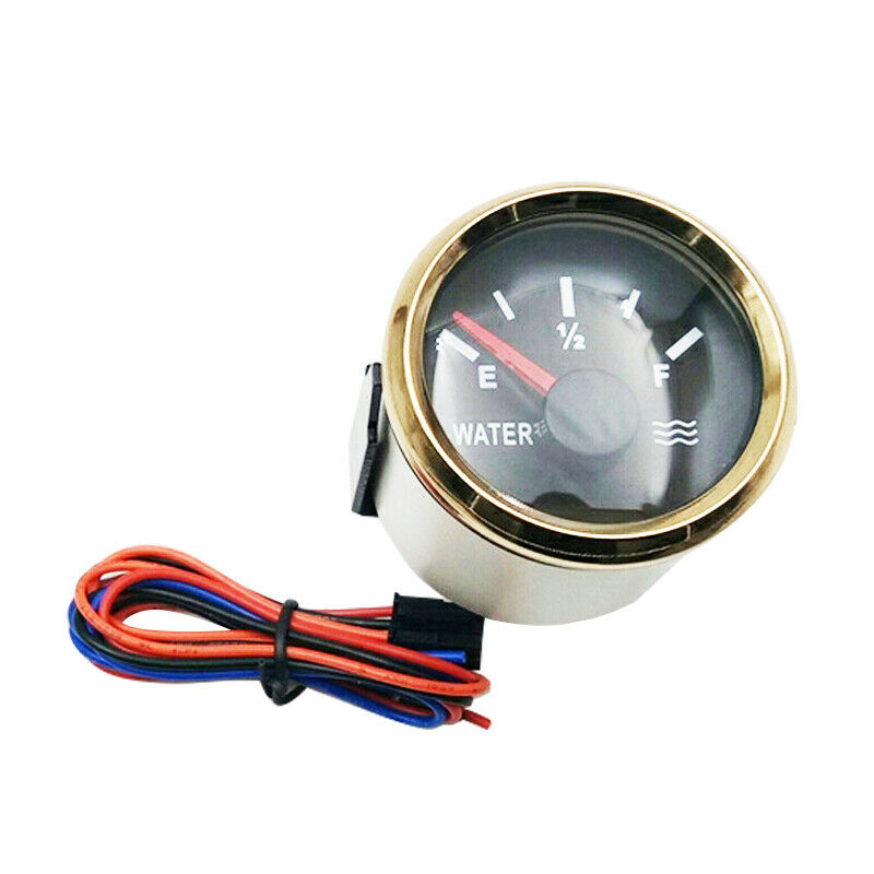 52MM Dia Water Tank Water Level Gauge Meter 240-33 for Marine Boat RV Car Trucks