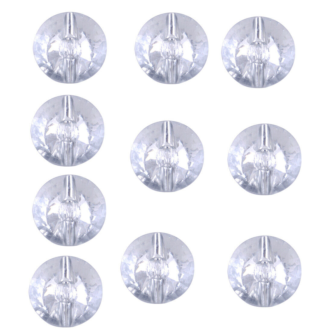 10x Crystal Upholstery Sofa Sew On Button Sparkly Large Rhinestone Diamond An