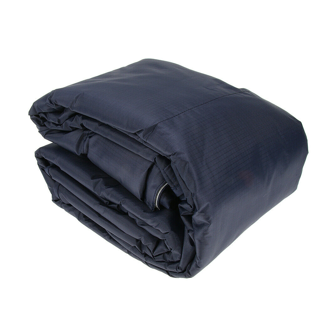 Travel Camping Sleeping Bag Liner Blanket Quilt Mat Rain Cape Navy Blue