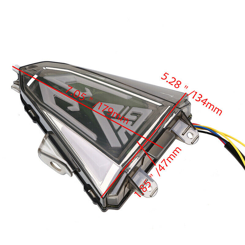 Motorcycle Rear Taillight Turn Signal ABS For Yamaha YZF R15 YZF-R15 2014-2016