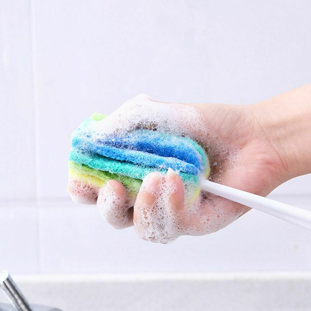 Tool Glass Household Washing Sponge Brush Bottle Brush Cleaner Scrubber