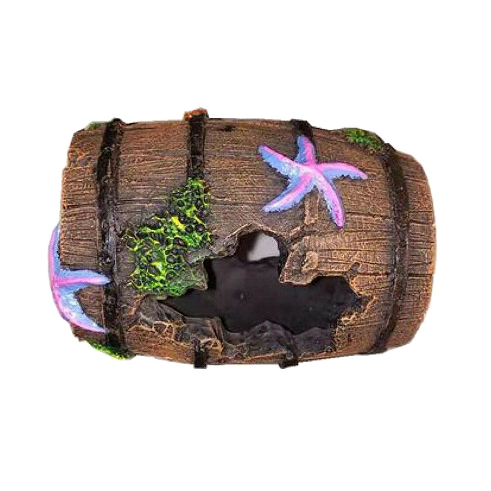 Broken Barrel Aquarium Decoration Fish Tank Cave Ornaments for Fish Shrimp