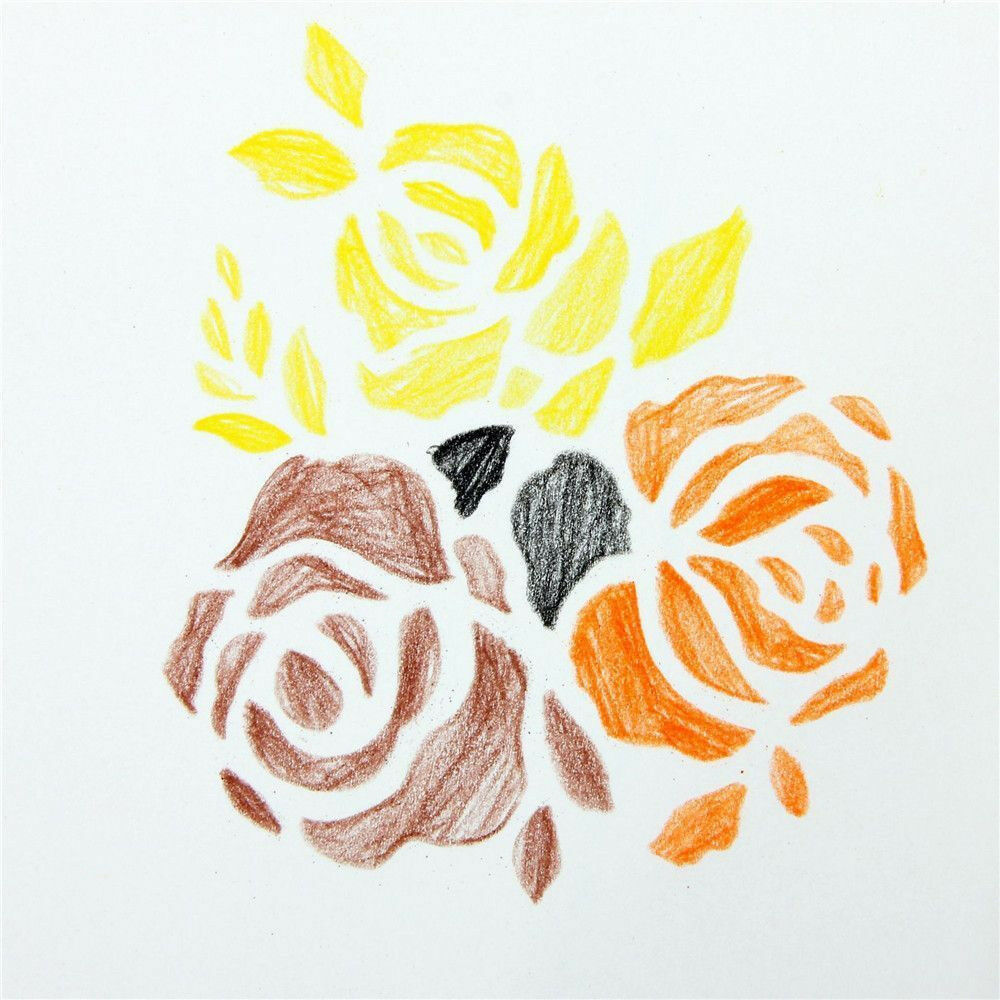 7 Patterns Craft Embossing Template Wall Painting Layering Stencils Scrapbooking