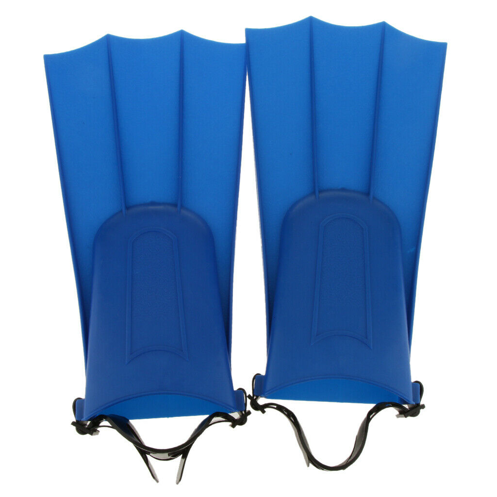 Adults Adjustable Flippers  Swimming Diving Learning Tools XL Blue