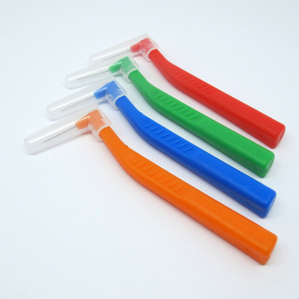 5x L shaped interdental brush toothbrushes soft dental interdental oral car XC