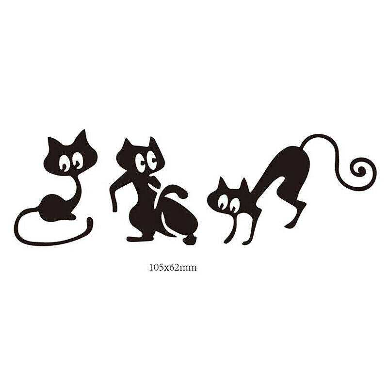 3pcs cat Metal Cutting Dies DIY Craft Stencil Paper Card Decor Die CutsY1