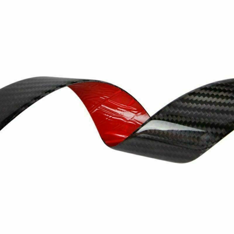 2x Carbon Fiber Car Scuff Plate Door Sill Cover Panel Step Protector Guard48.5CM